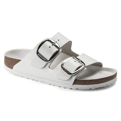 Arizona Big Buckle Natural Leather - White