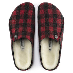 Zermatt Shearling Felt - Plaid Red