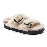 Arizona Big Buckle Shearling Fur - Teddy Eggshell