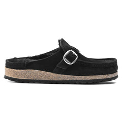 Buckley Shearling Suede Leather - Black