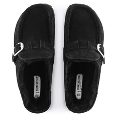 Buckley Shearling Suede Leather - Black