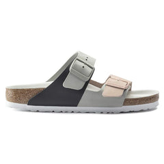 Arizona Split Nubuck Leather - Mineral/Light Rose