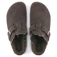 Boston Shearling Suede Leather - Mocha