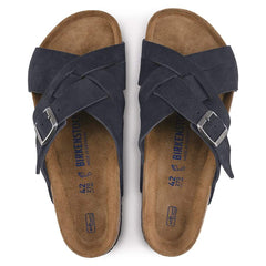 Lugano Soft Footbed Suede Leather - Midnight Blue
