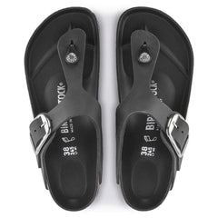 Gizeh Big Buckle Natural Leather Oiled - Black