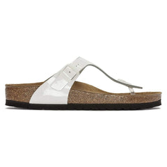 Gizeh Natural Leather Patent - Patent White
