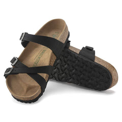 Franca Birko-Flor Nubuck - Black