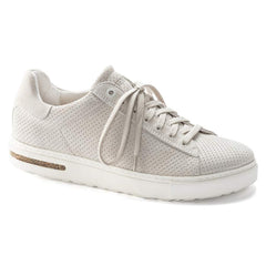 Bend Low Suede Leather Embossed - Antique White