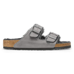 Arizona Shearling Waxy Leather Oiled - Iron