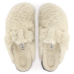 Boston Big Buckle Fur - Teddy Eggshell