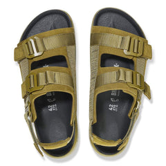 Shinjuku Natural Leather/Textile - Pine Green