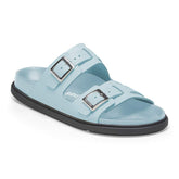 St Barths Natural Leather - Mineral Blue