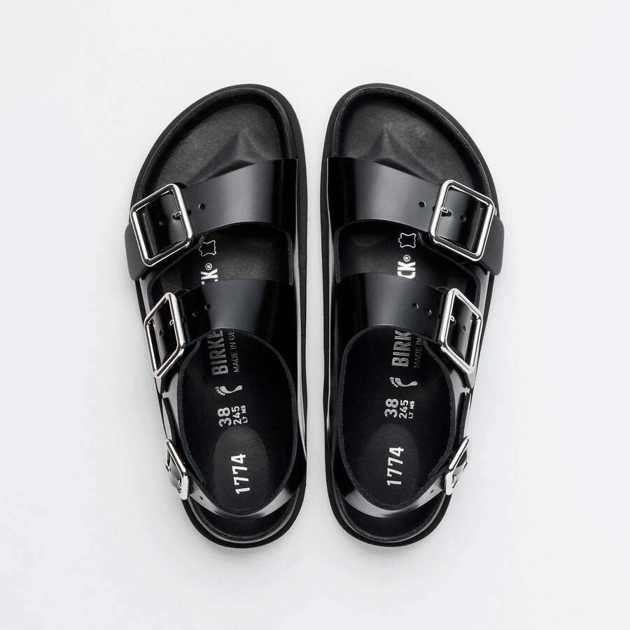 1774 Milano Leather Natural Leather - Premium Black