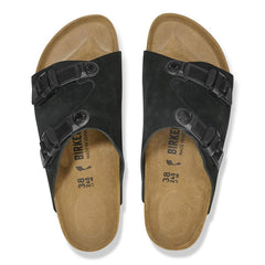 Zürich Tech Suede Leather - Black