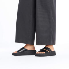 Almina Natural Leather - Black