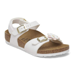 Rio Plain Flowers AS Kids Birko-Flor - White
