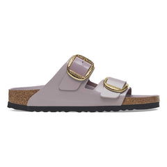 Arizona Big Buckle Natural Leather Patent - High-Shine Faded Purple