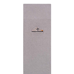 Cotton Ribbed Socks Cotton/Polyamid/Elastane - Stone Coin