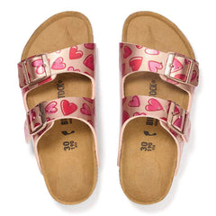 Arizona Kids Birko-Flor - Electric Metallic Copper Hearts
