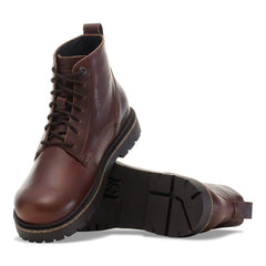 Highwood Lace Mid Men Natural Leather - Chocolate