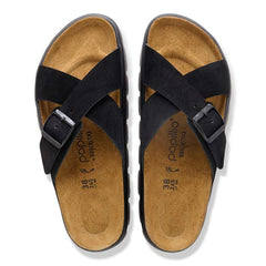 Siena PAP Chunky Suede Leather - Black