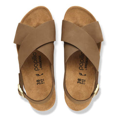 Samira Nubuck Leather - Dark Tea