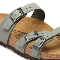 Franca Nubuck Leather - Pure Sage