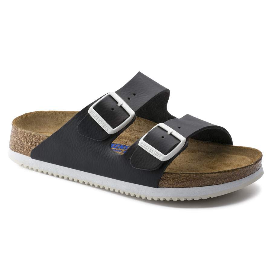 Arizona Soft Footbed Natural Leather - Black