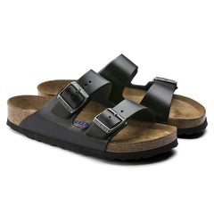 Arizona Soft Footbed Waxy Leather - Amalfi Black