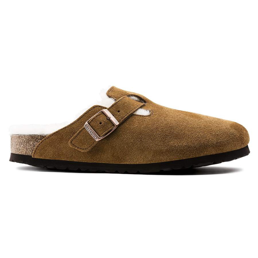 Boston Shearling Suede Leather - Mink