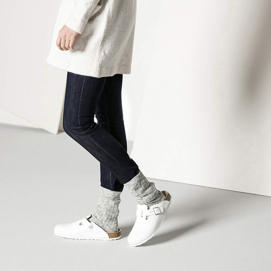 Cotton Slub Women Cotton/Polyamid/Elastane - Gray/White