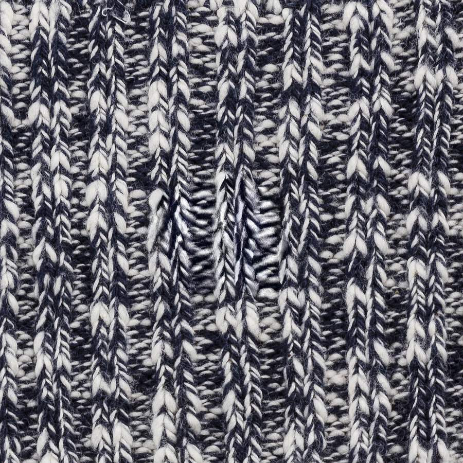 Cotton Slub Women Cotton/Polyamid/Elastane - Blue/White