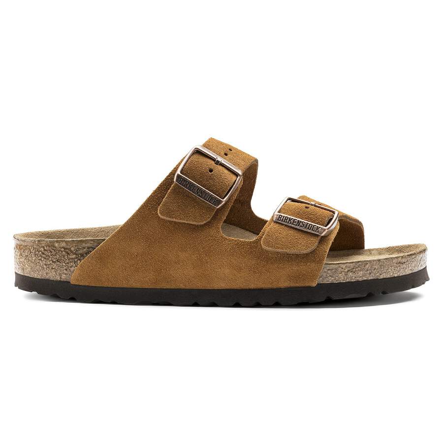 Arizona Soft Footbed Suede Leather - Mink