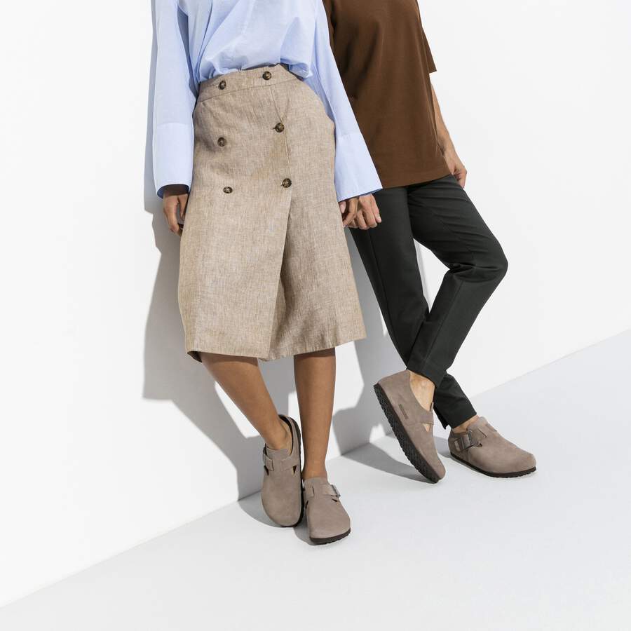 London Suede Leather - Taupe