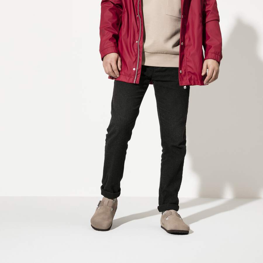 London Suede Leather - Taupe