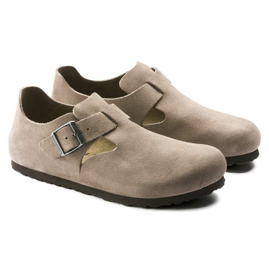 London Suede Leather - Taupe