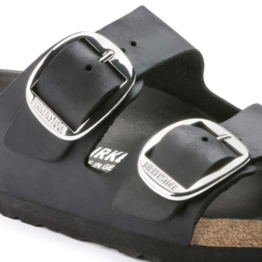 Arizona Big Buckle Natural Leather Oiled - Black