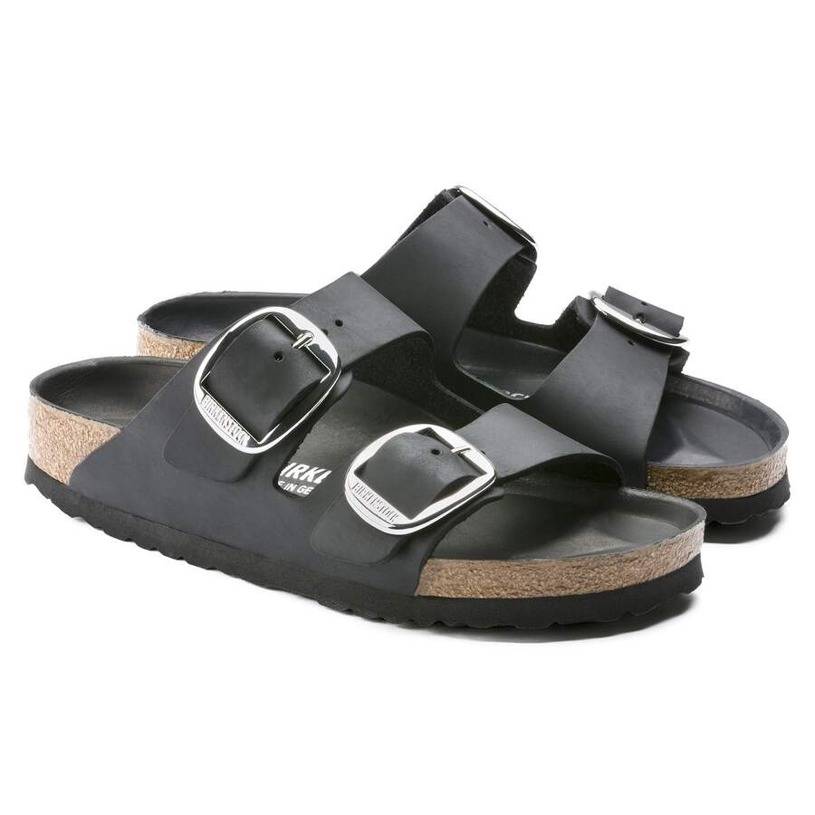 Arizona Big Buckle Natural Leather Oiled - Black