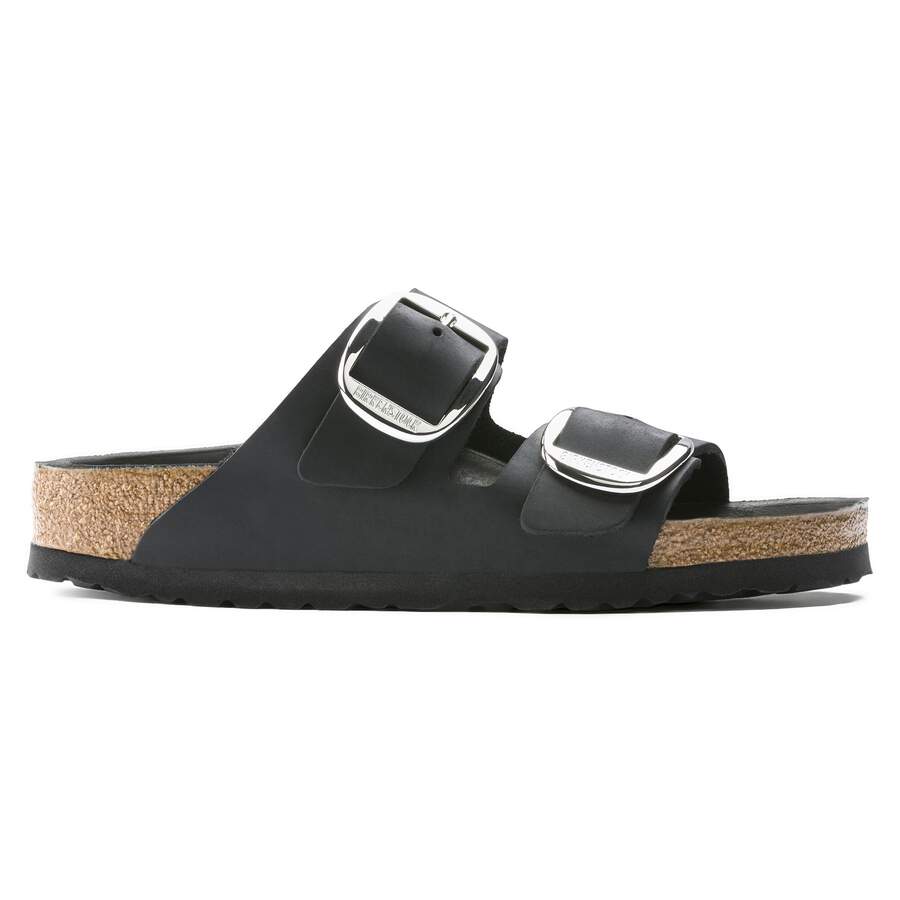 Arizona Big Buckle Natural Leather Oiled - Black