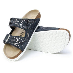 Arizona Suede Leather - Injected Gunmetal