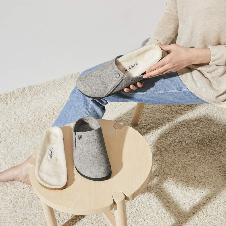 Zermatt Shearling Felt - Light Gray