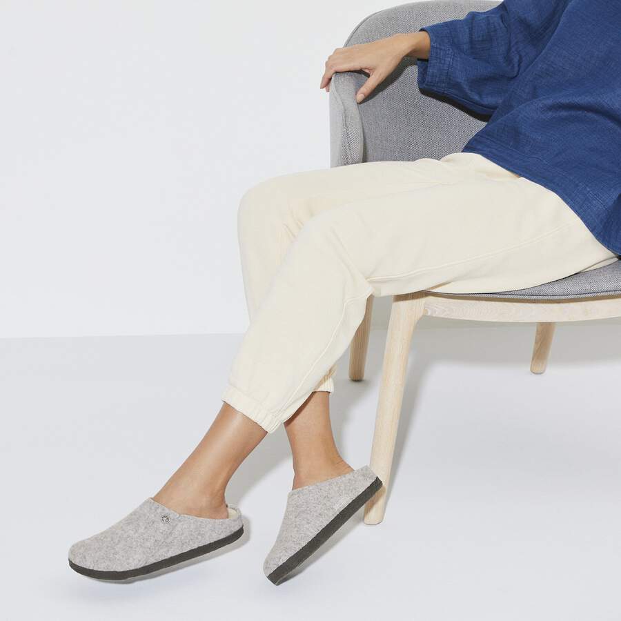 Zermatt Shearling Felt - Light Gray