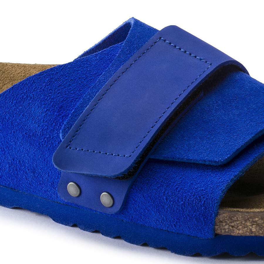 Kyoto Nubuck Leather/Suede - Ultra Blue