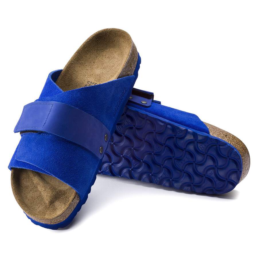 Kyoto Nubuck Leather/Suede - Ultra Blue