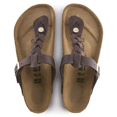 Gizeh Braided Natural Leather Oiled - Habana