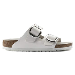 Arizona Big Buckle Natural Leather - White