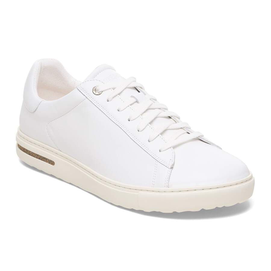 Bend Low Natural Leather - White