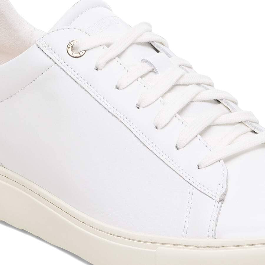 Bend Low Natural Leather - White