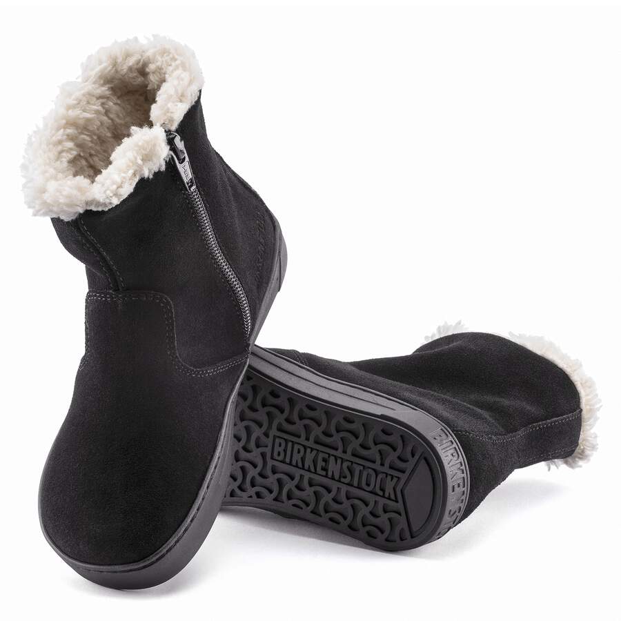 Lille Kids Suede Leather - Black