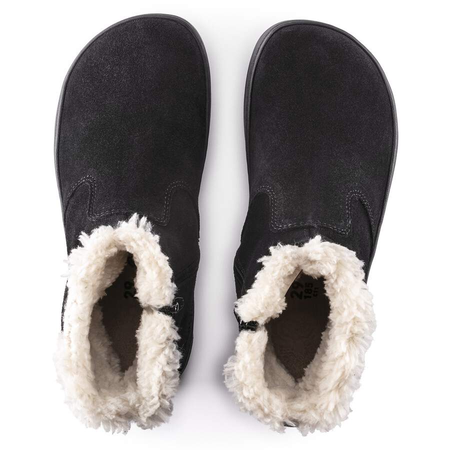 Lille Kids Suede Leather - Black